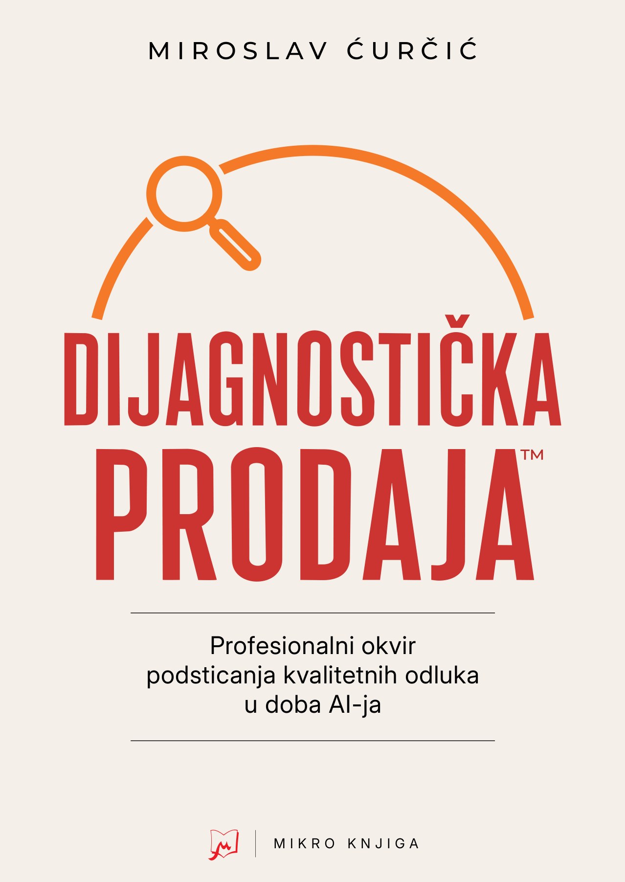 Korica knjige Dijagnostička prodaja, Miroslav Ćurčić